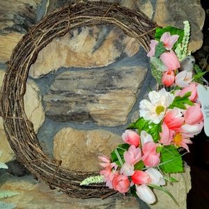 Beautiful Spring handmade wreath!